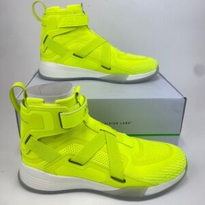 APL Athletic Propulsion Labs Super Future Neon Yellow Sneakers Men 11 Women 12.5